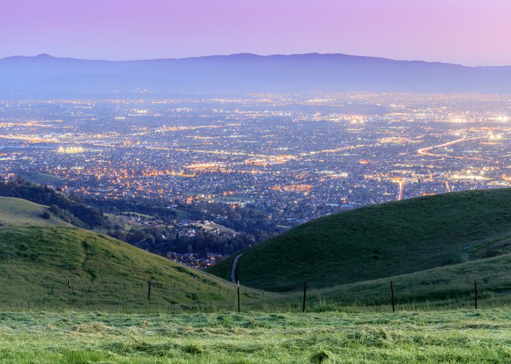 Sierra Vista Open Space Preserve in San Jose, Santa Clara County in California, USA.
